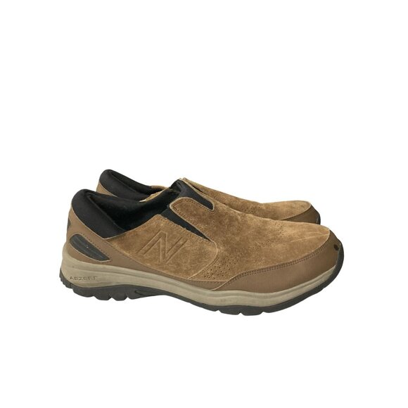 New Balance MW770BR Men's Size 14 Brown Slip-On Suede Walking Shoes - Picture 5 of 8